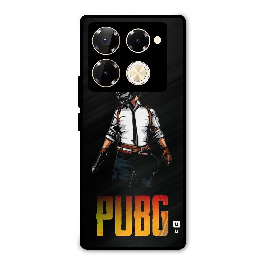 PUBG Game Art Metal Back Case for Infinix Note 40 Pro