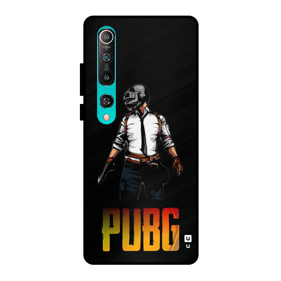 PUBG Game Art Metal Back Case for Mi 10
