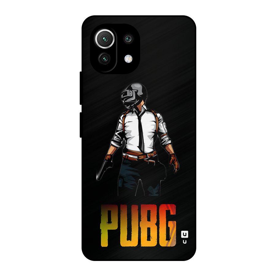 PUBG Game Art Metal Back Case for Mi 11 Lite