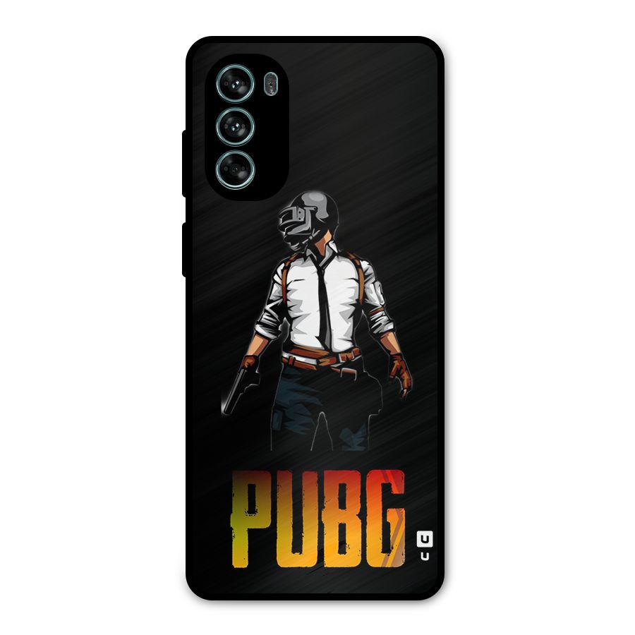 PUBG Game Art Metal Back Case for Moto G62
