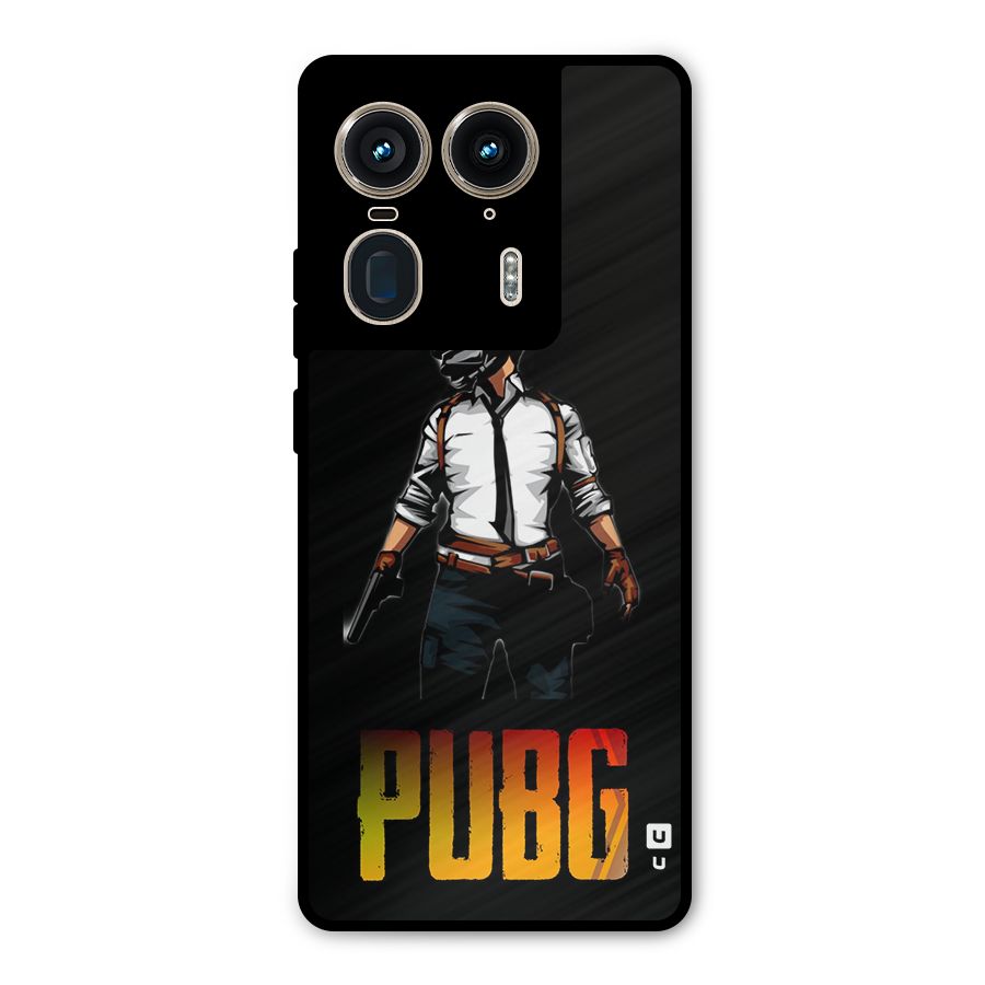 PUBG Game Art Metal Back Case for Motorola Edge 50 Ultra