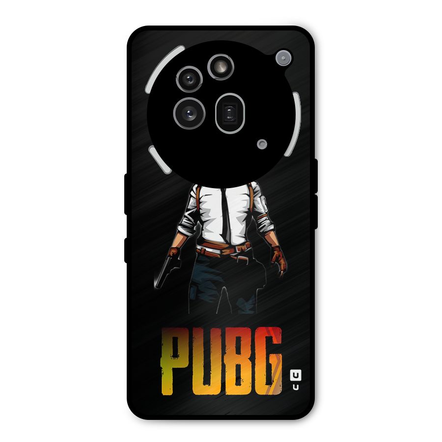 PUBG Game Art Metal Back Case for Nothing Phone 3a Pro