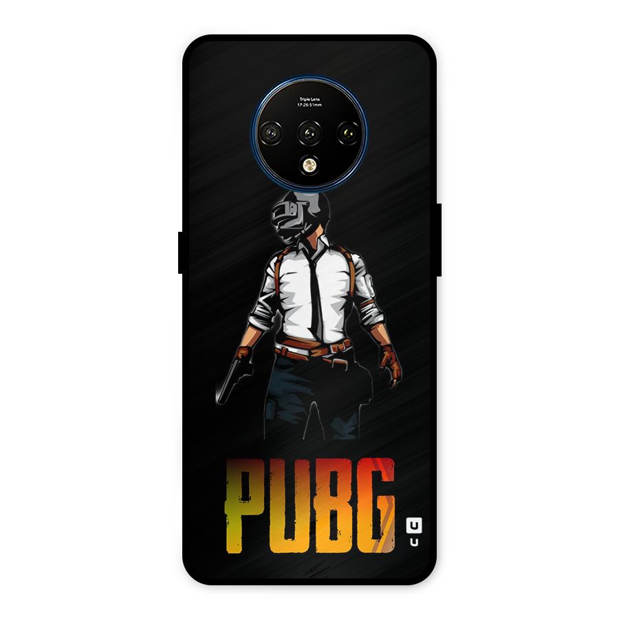 PUBG Game Art Metal Back Case for OnePlus 7T