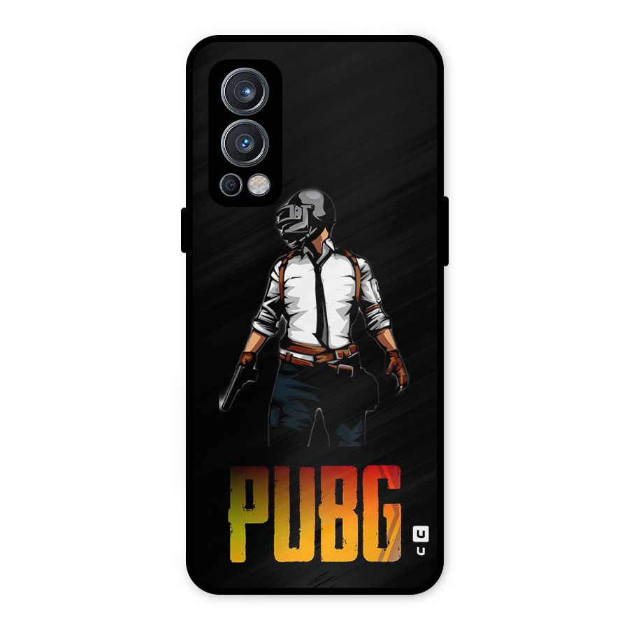 PUBG Game Art Metal Back Case for OnePlus Nord 2 5G