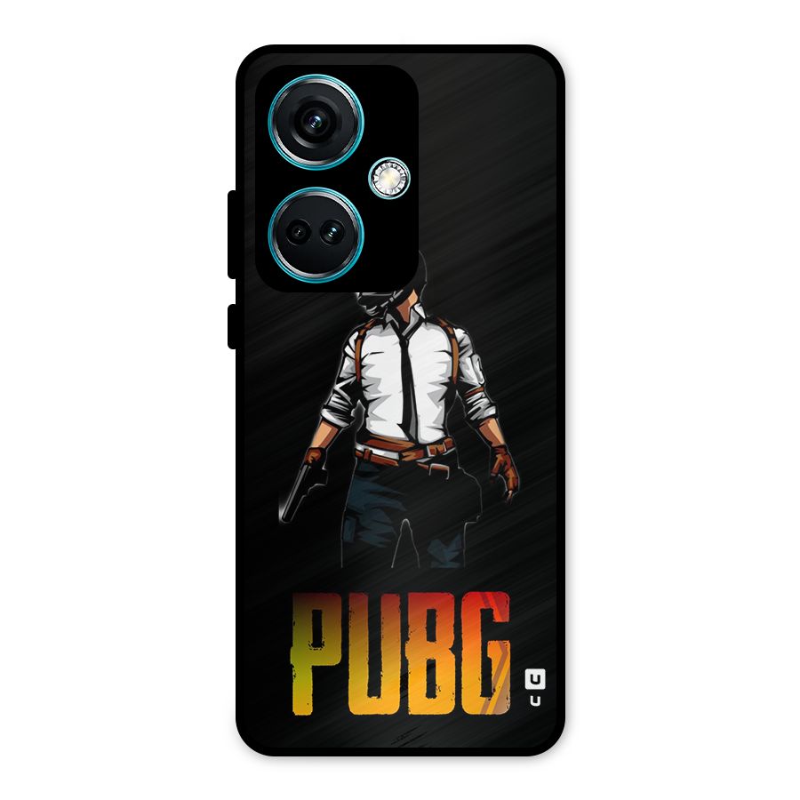 PUBG Game Art Metal Back Case for OnePlus Nord CE 3 5G