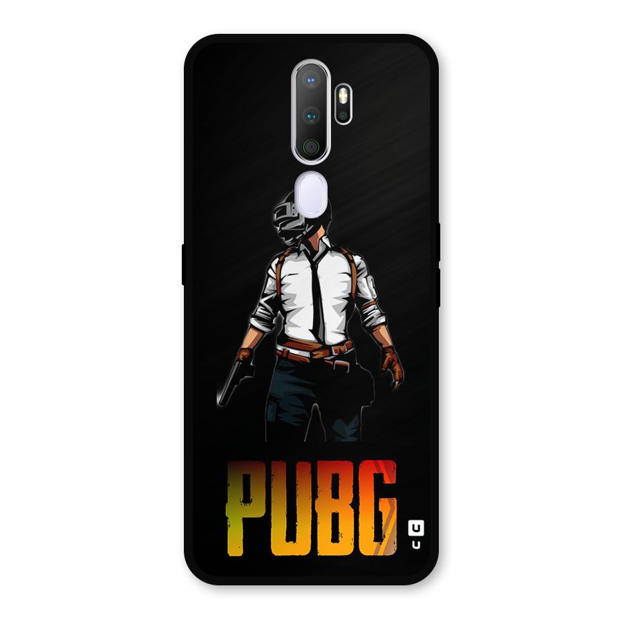 PUBG Game Art Metal Back Case for Oppo A9 (2020)