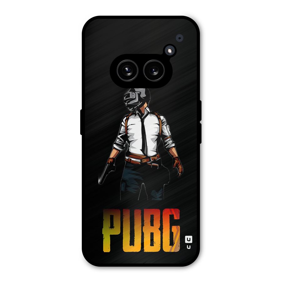PUBG Game Art Metal Back Case for Nothing Phone 2a