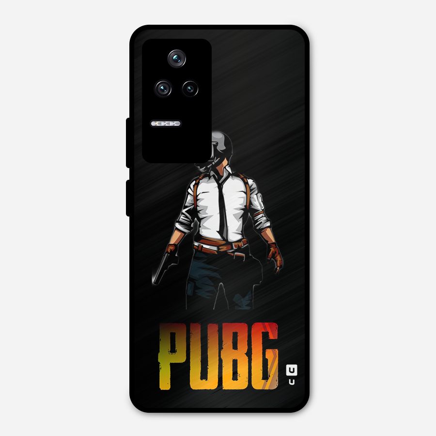 PUBG Game Art Metal Back Case for Poco F4 5G