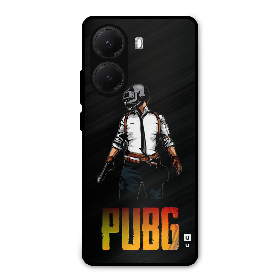 PUBG Game Art Metal Back Case for Poco X7 Pro