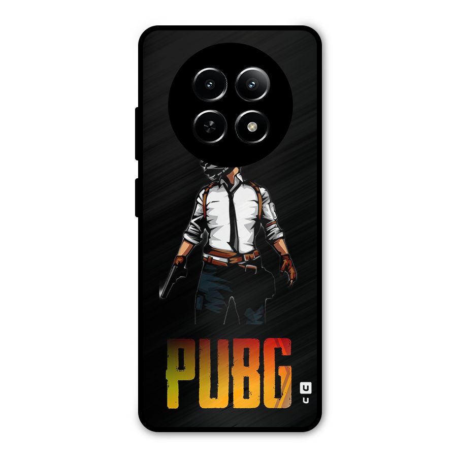 PUBG Game Art Metal Back Case for Realme 13