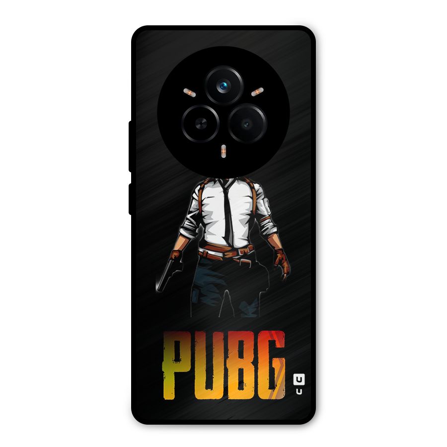 PUBG Game Art Metal Back Case for Realme 14 Pro