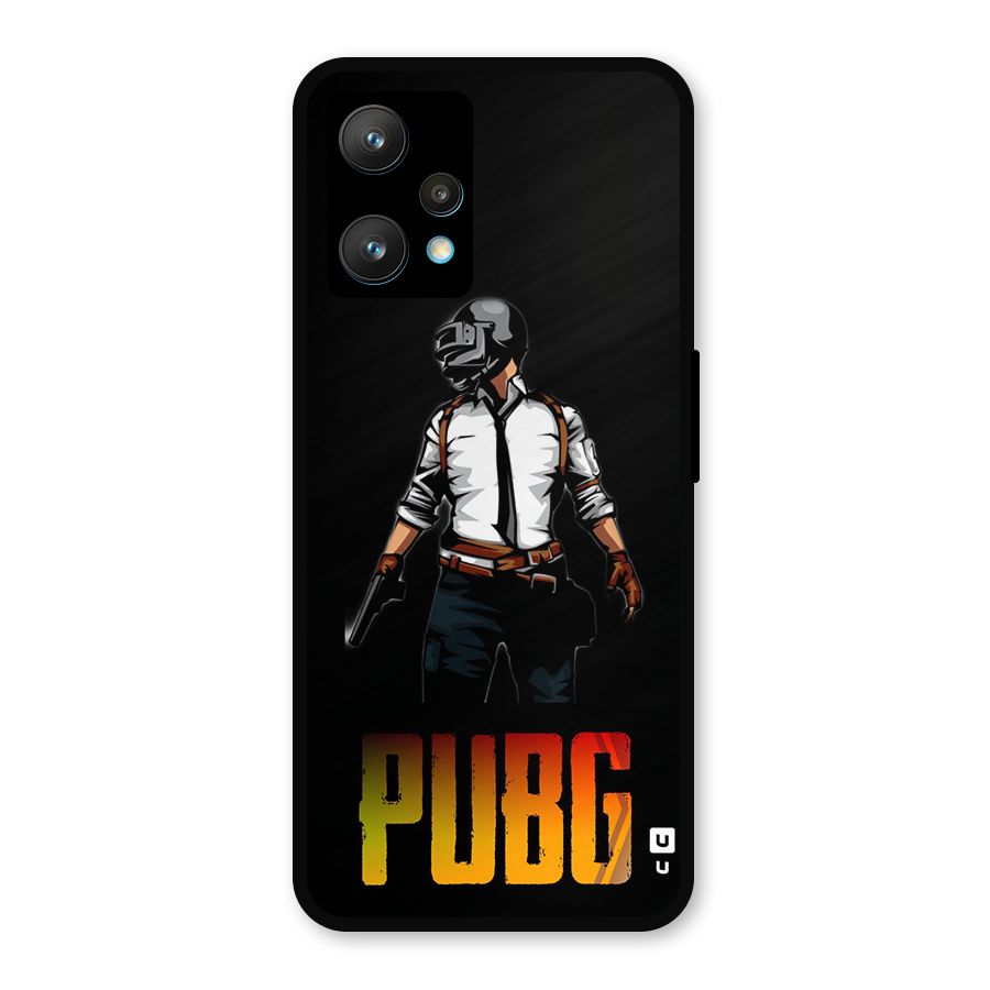 PUBG Game Art Metal Back Case for Realme 9