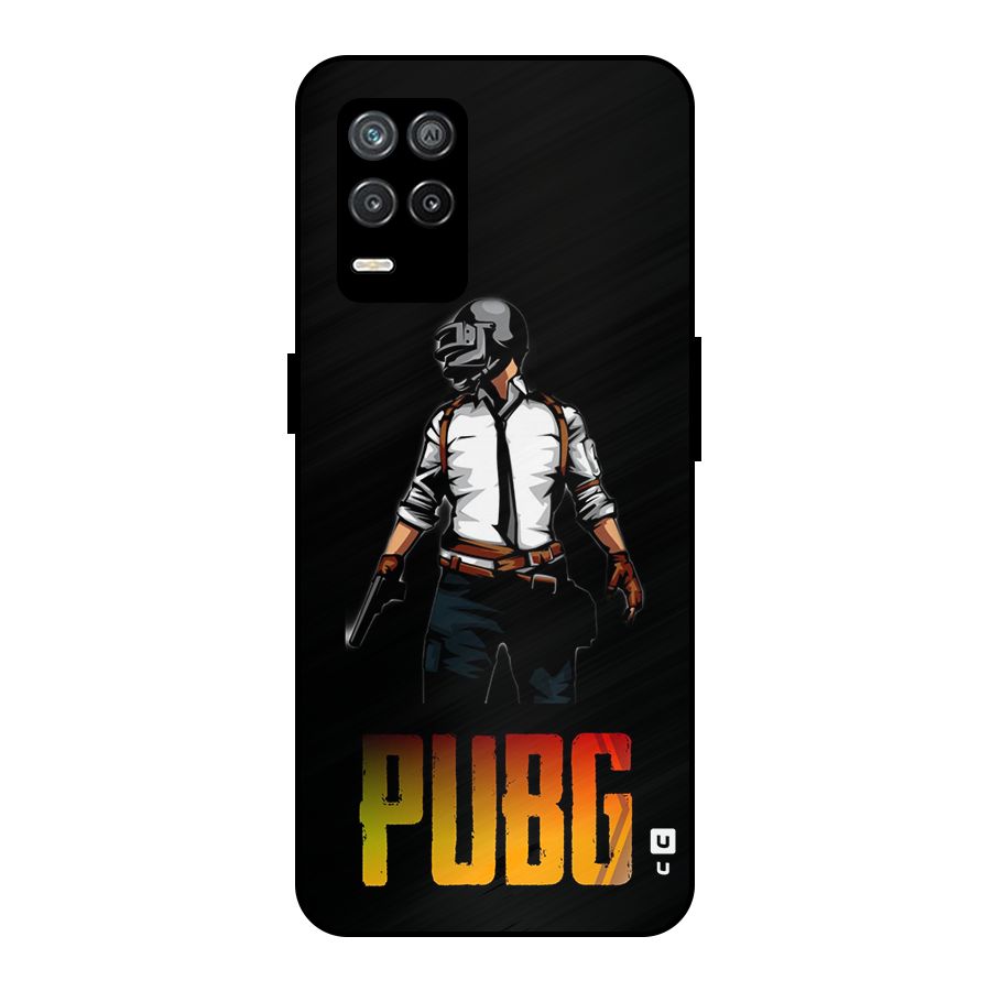 PUBG Game Art Metal Back Case for Realme 9 5G