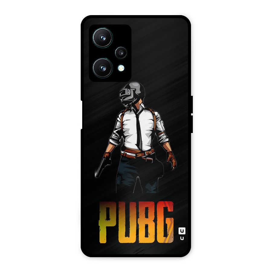 PUBG Game Art Metal Back Case for Realme 9 Pro 5G