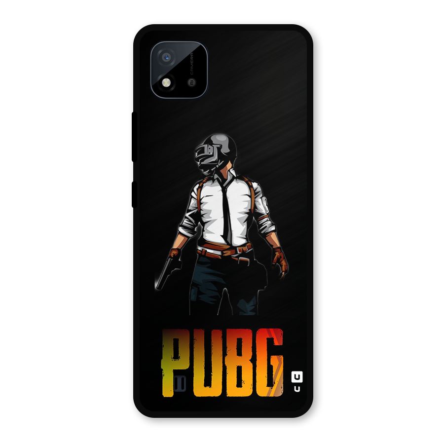 PUBG Game Art Metal Back Case for Realme C11 2021