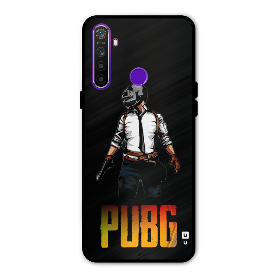 PUBG Game Art Metal Back Case for Realme Narzo 10