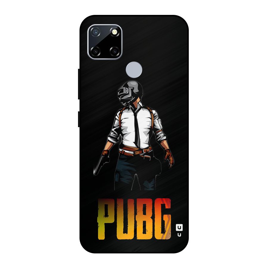 PUBG Game Art Metal Back Case for Realme Narzo 20