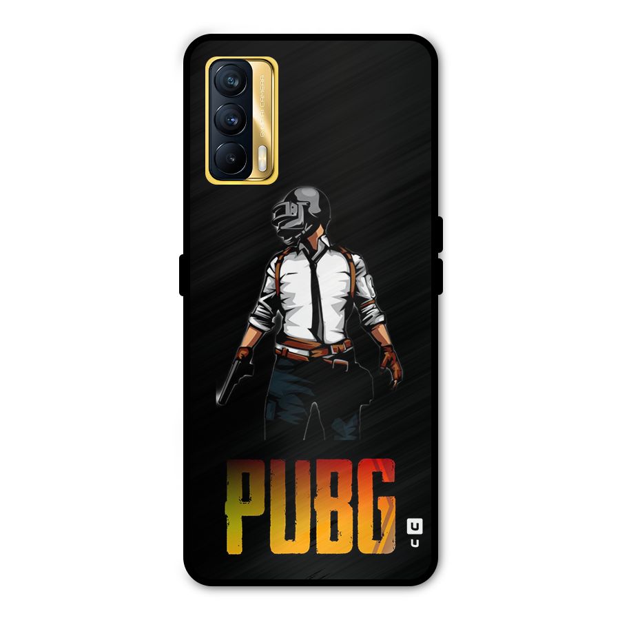 PUBG Game Art Metal Back Case for Realme X7