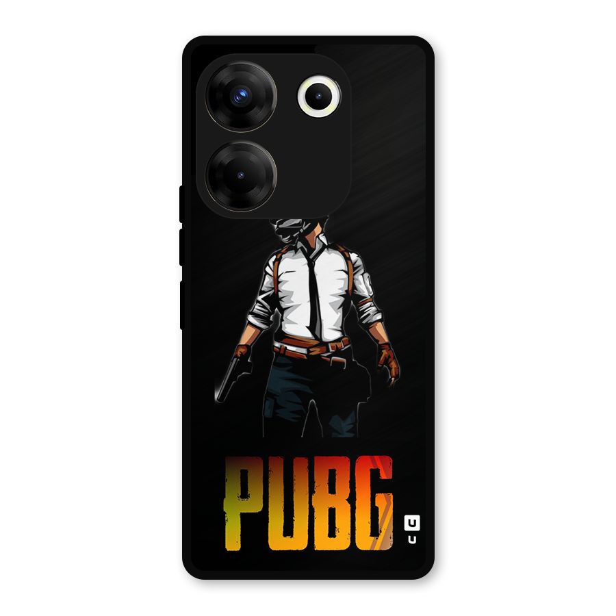PUBG Game Art Metal Back Case for Tecno Camon 20 Pro