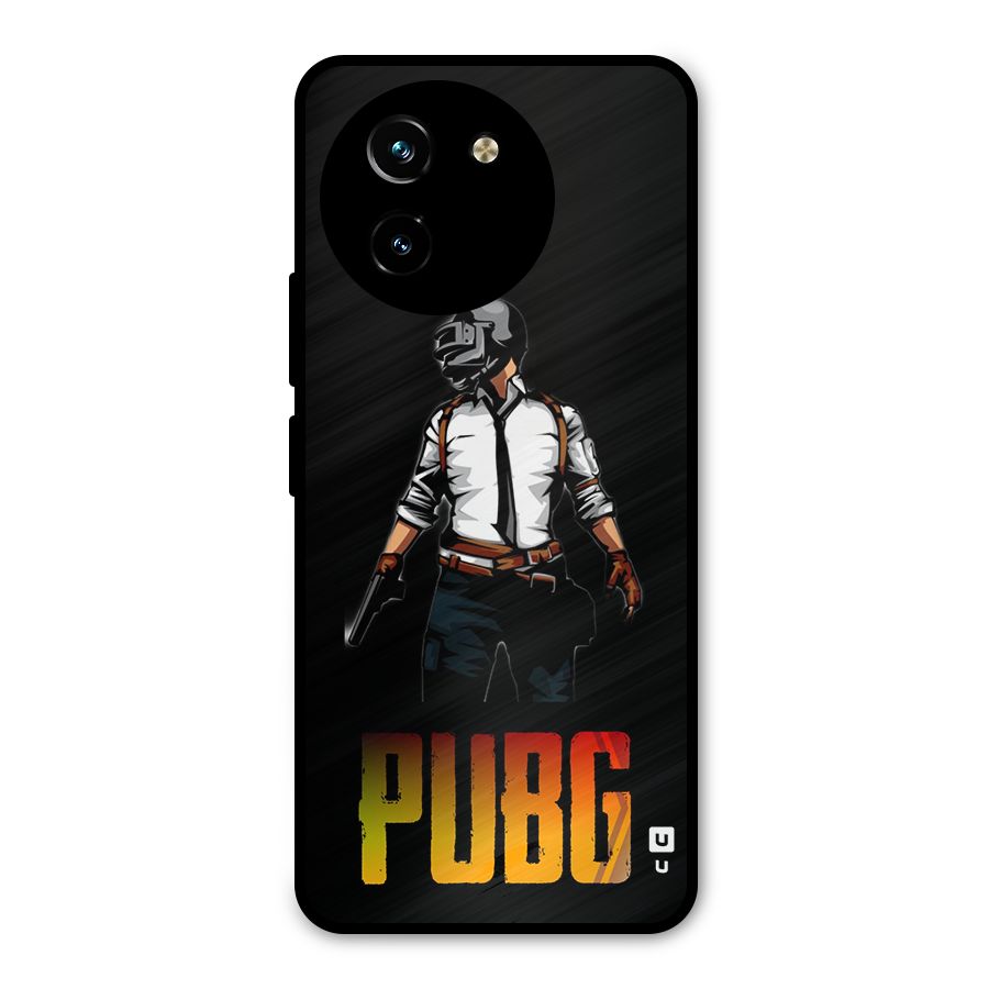 PUBG Game Art Metal Back Case for Vivo T3x