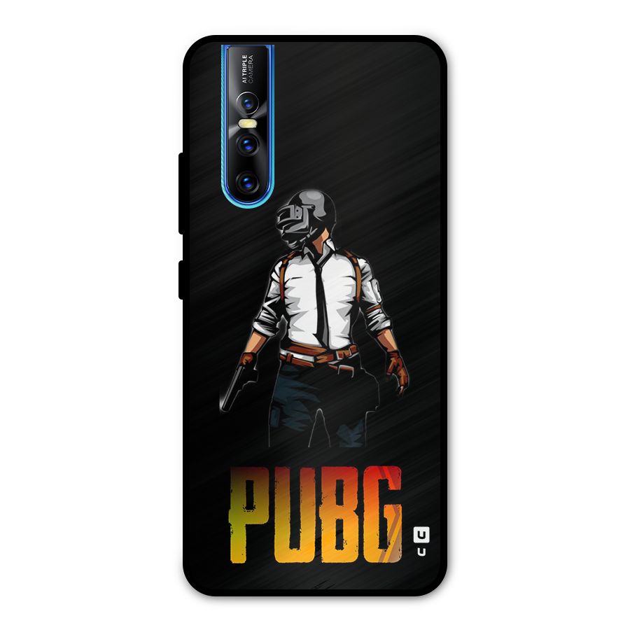 PUBG Game Art Metal Back Case for Vivo V15 Pro