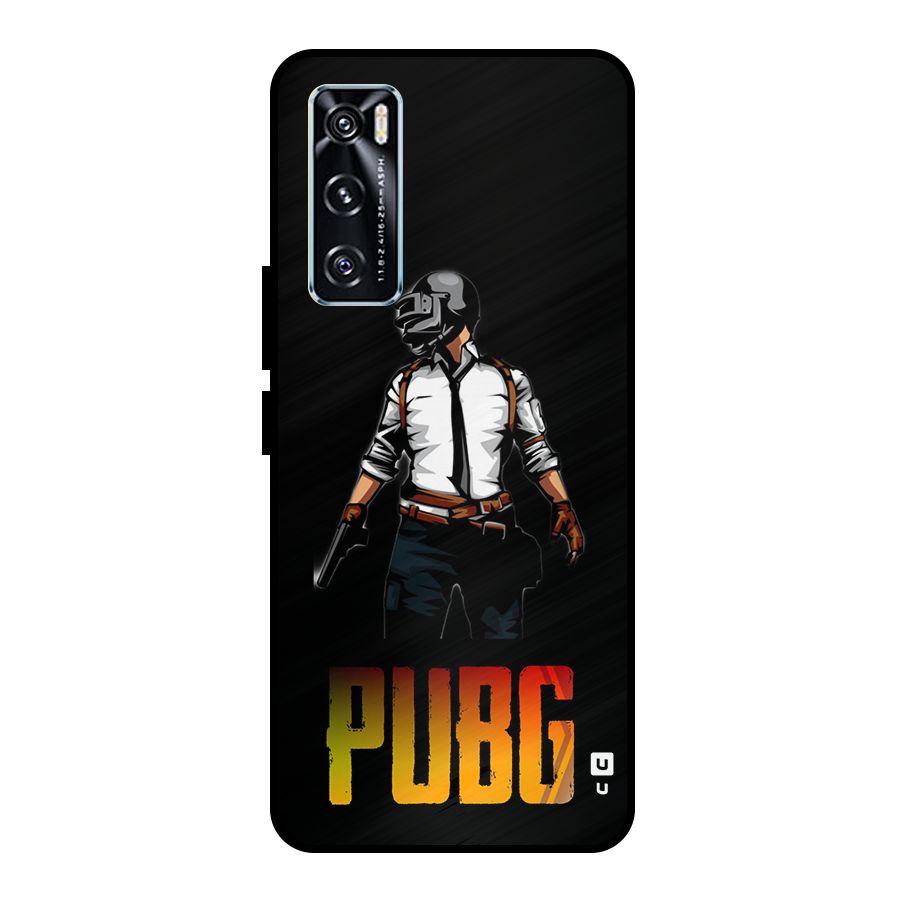 PUBG Game Art Metal Back Case for Vivo V20 SE