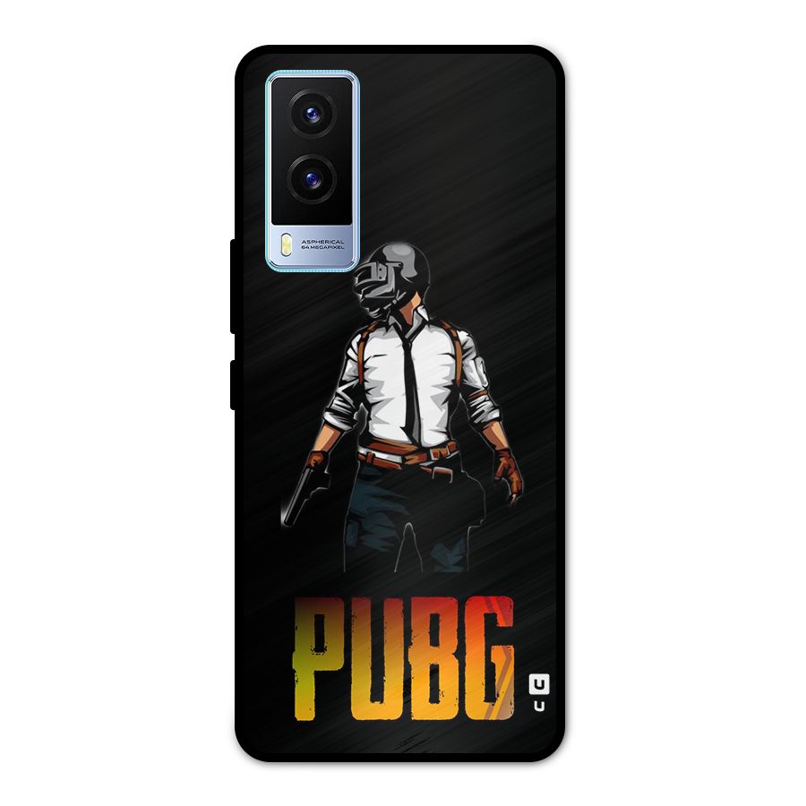 PUBG Game Art Metal Back Case for Vivo V21e 5G