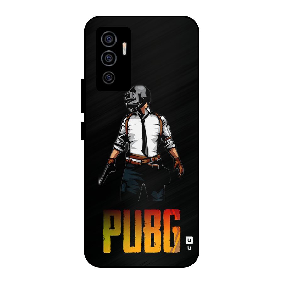 PUBG Game Art Metal Back Case for Vivo V23e