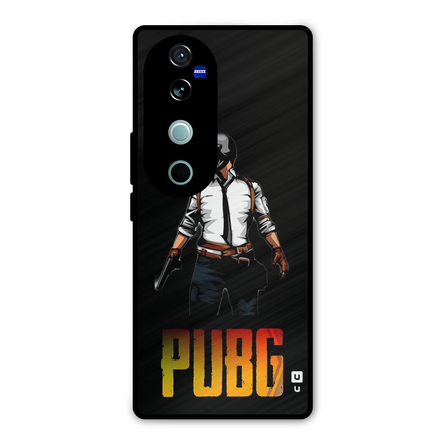 PUBG Game Art Metal Back Case for Vivo V40