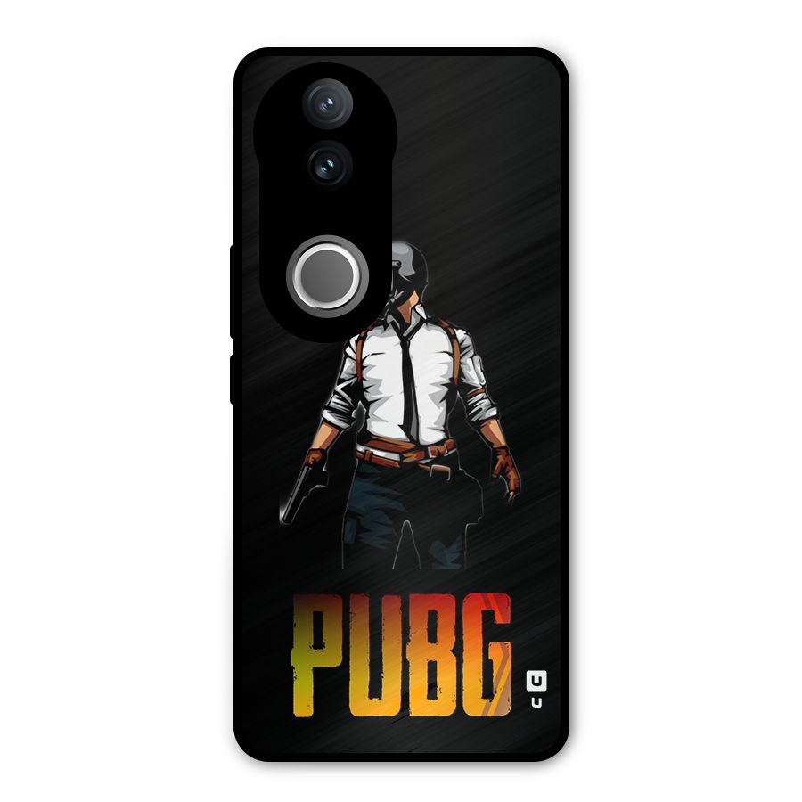 PUBG Game Art Metal Back Case for Vivo V50