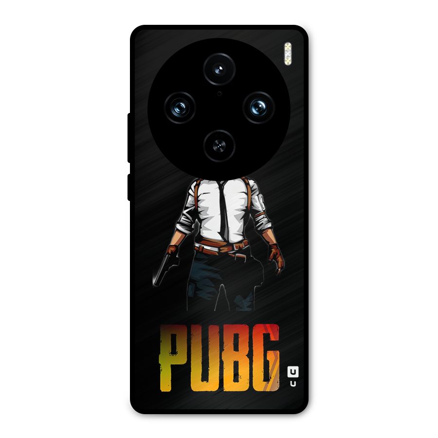 PUBG Game Art Metal Back Case for Vivo X100 Pro