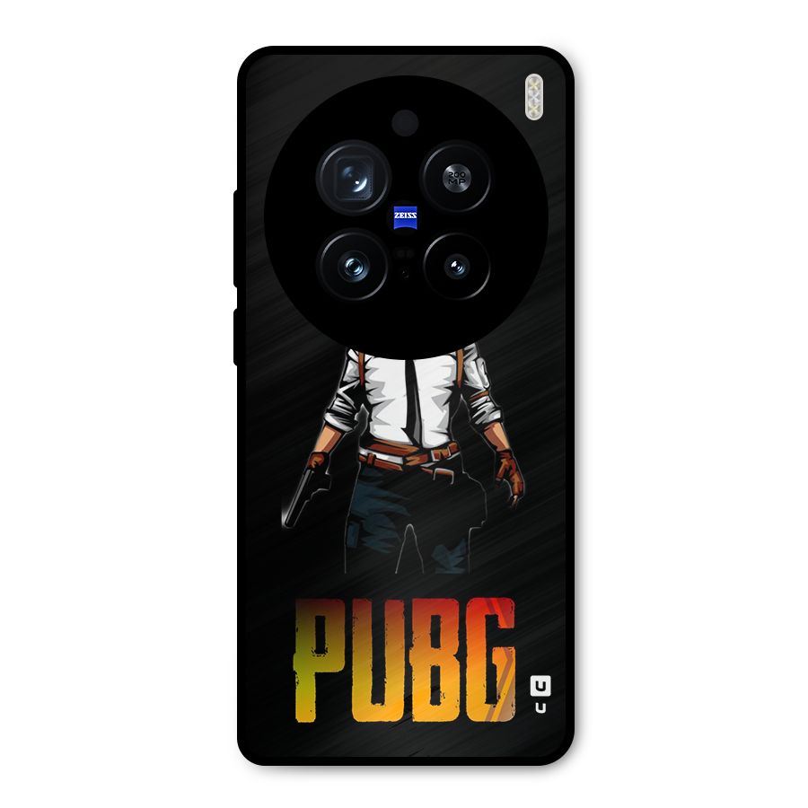 PUBG Game Art Metal Back Case for Vivo X200 Pro