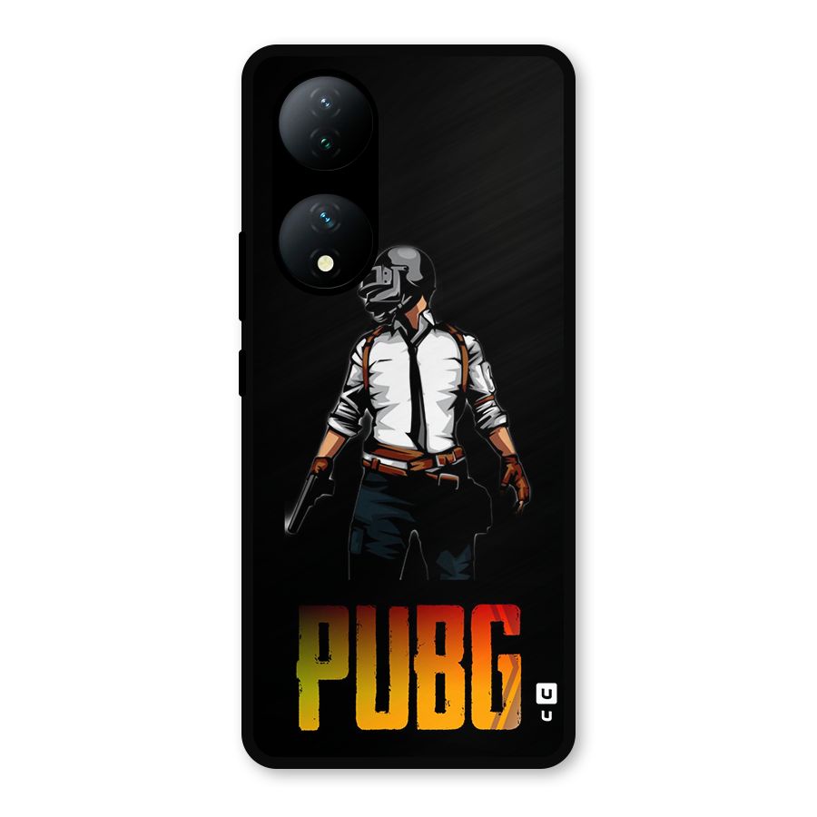 PUBG Game Art Metal Back Case for Vivo Y100a