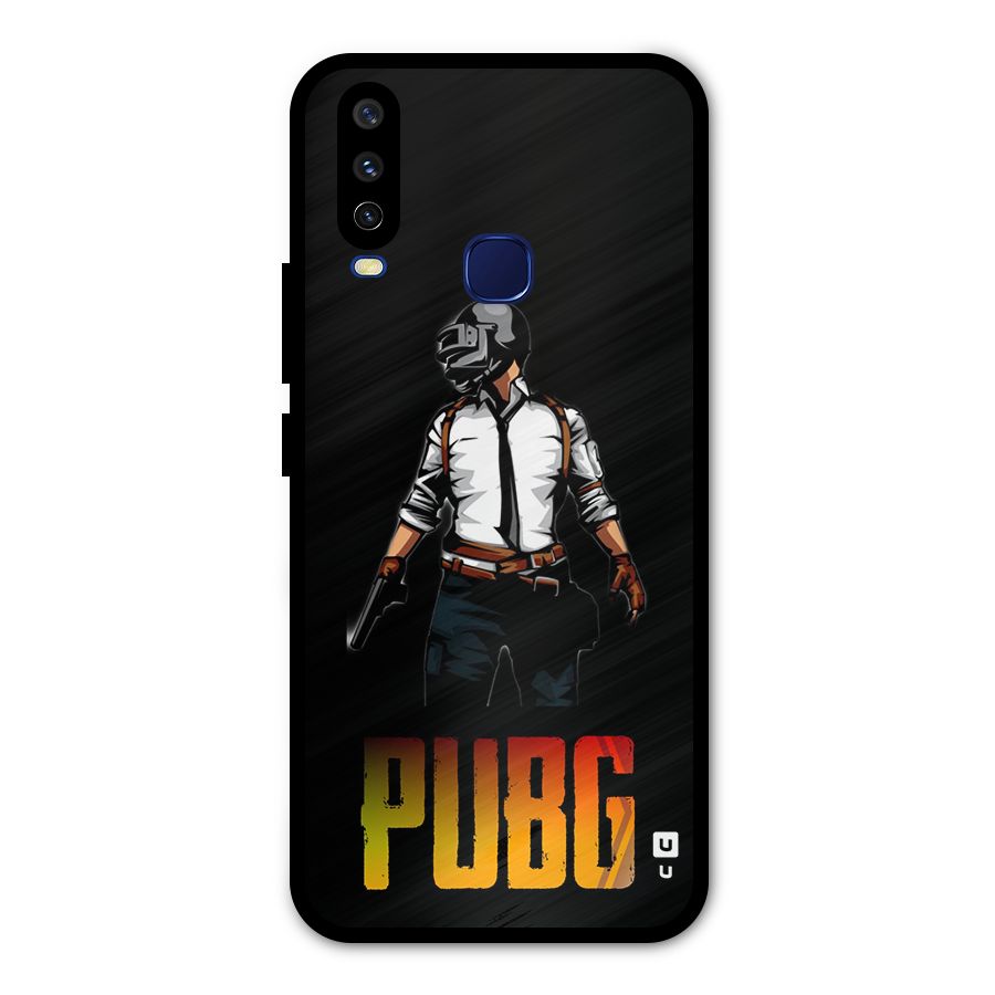 PUBG Game Art Metal Back Case for Vivo Y15