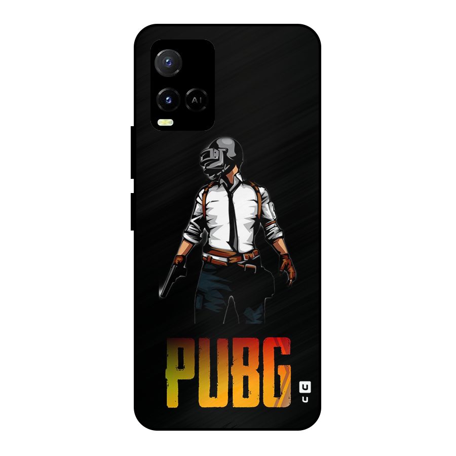 PUBG Game Art Metal Back Case for Vivo Y21T