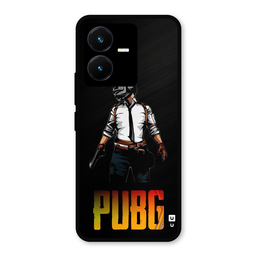 PUBG Game Art Metal Back Case for Vivo Y22