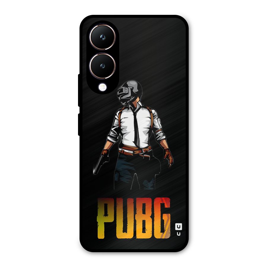 PUBG Game Art Metal Back Case for Vivo Y28