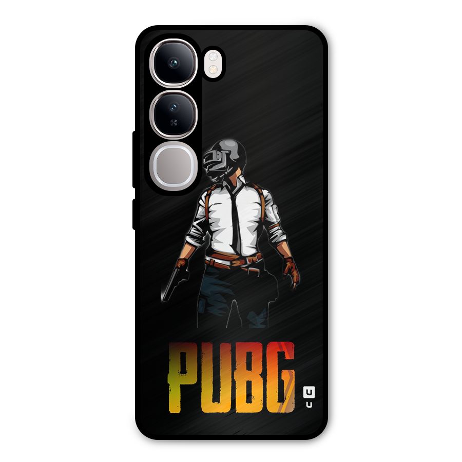 PUBG Game Art Metal Back Case for Vivo Y300