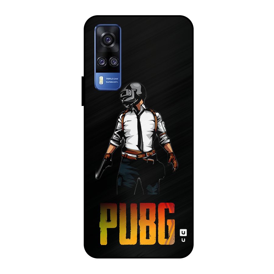 PUBG Game Art Metal Back Case for Vivo Y51