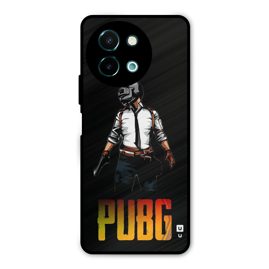 PUBG Game Art Metal Back Case for Vivo Y58