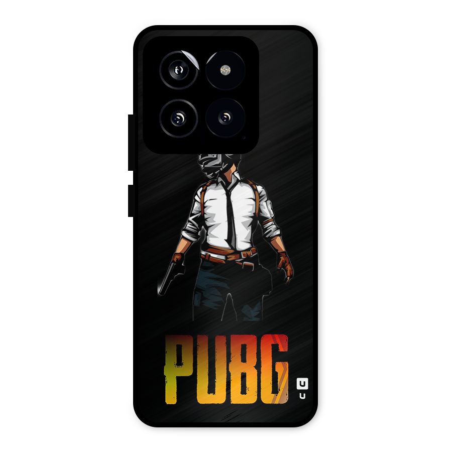PUBG Game Art Metal Back Case for Xiaomi 14