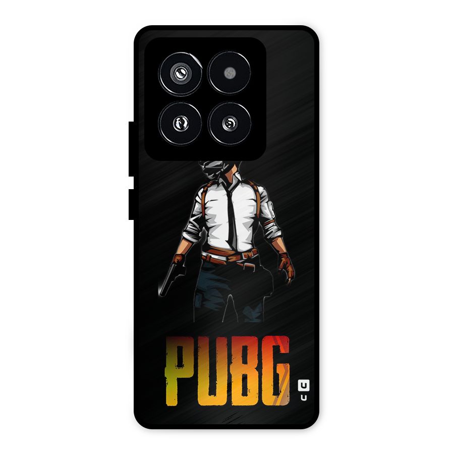 PUBG Game Art Metal Back Case for Xiaomi 14 Pro
