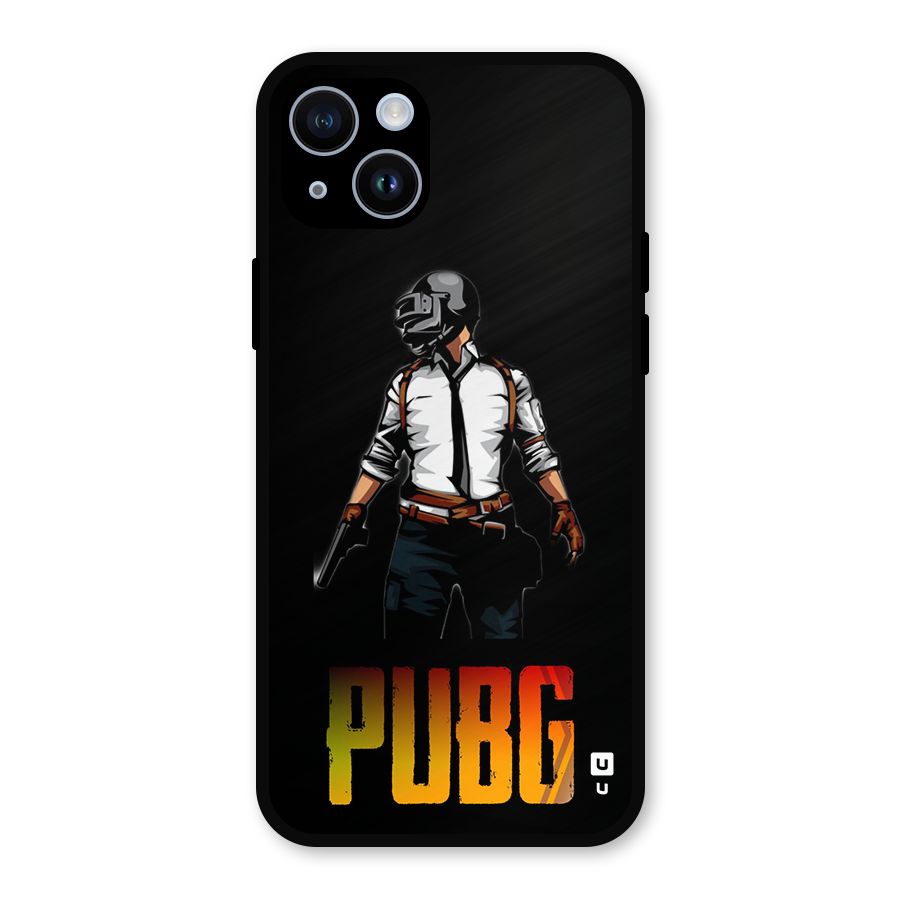 PUBG Game Art Metal Back Case for iPhone 14