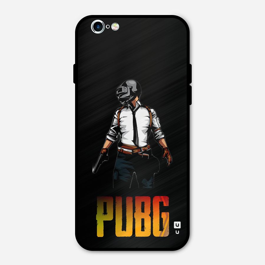 PUBG Game Art Metal Back Case for iPhone 6 6s