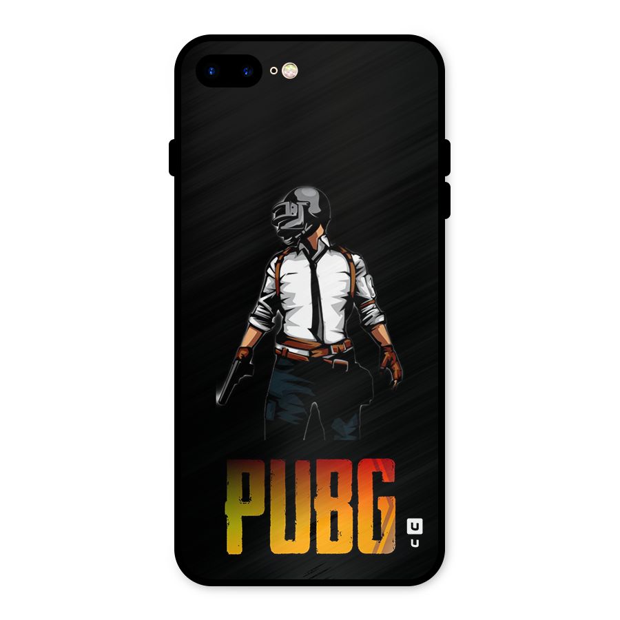 PUBG Game Art Metal Back Case for iPhone 7 Plus
