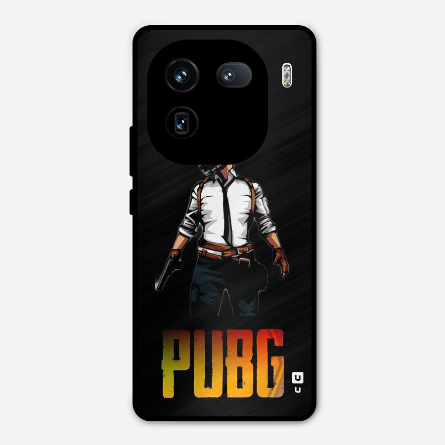 PUBG Game Art Metal Back Case for iQOO 12