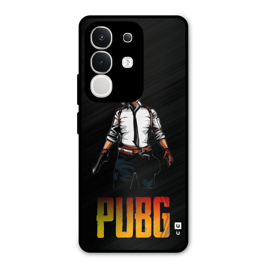 PUBG Game Art Metal Back Case for iQOO Z10x