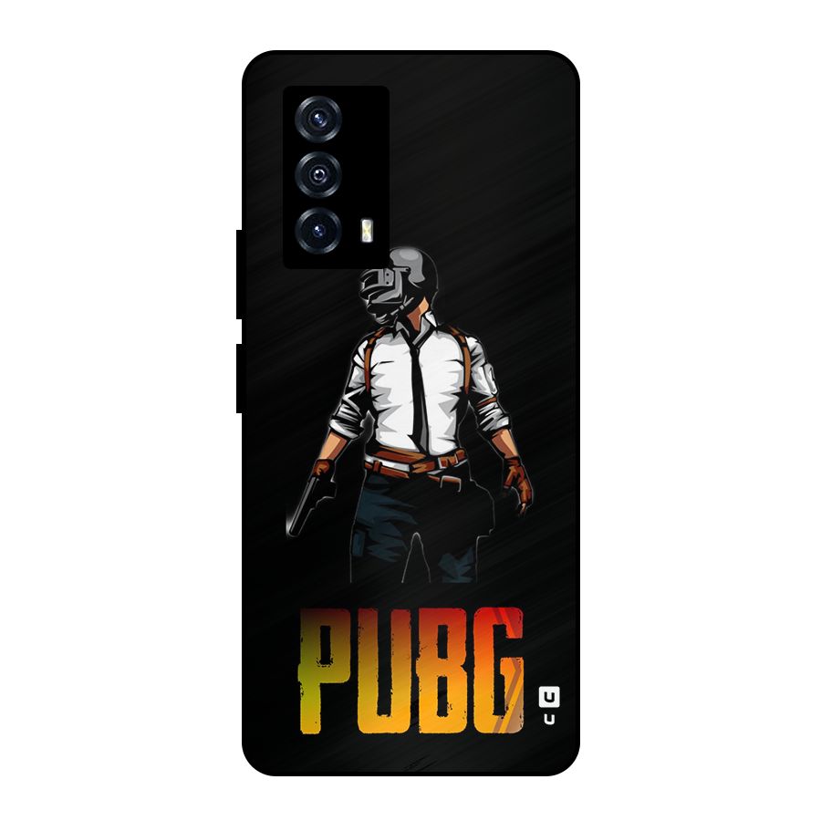 PUBG Game Art Metal Back Case for iQOO Z5