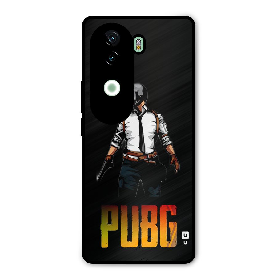 PUBG Game Art Metal Back Case for iQOO Z9s