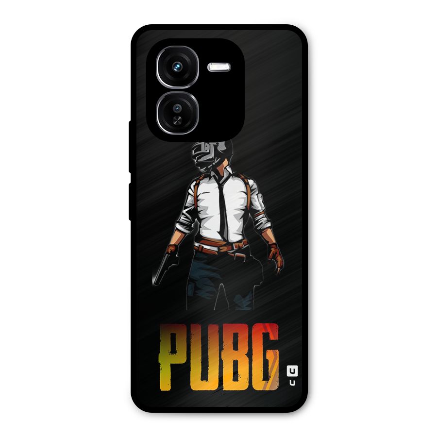 PUBG Game Art Metal Back Case for iQOO Z9x